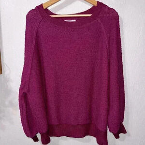 Umgee Berry Crewneck Sweater